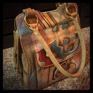 Biacci hand painted purse.